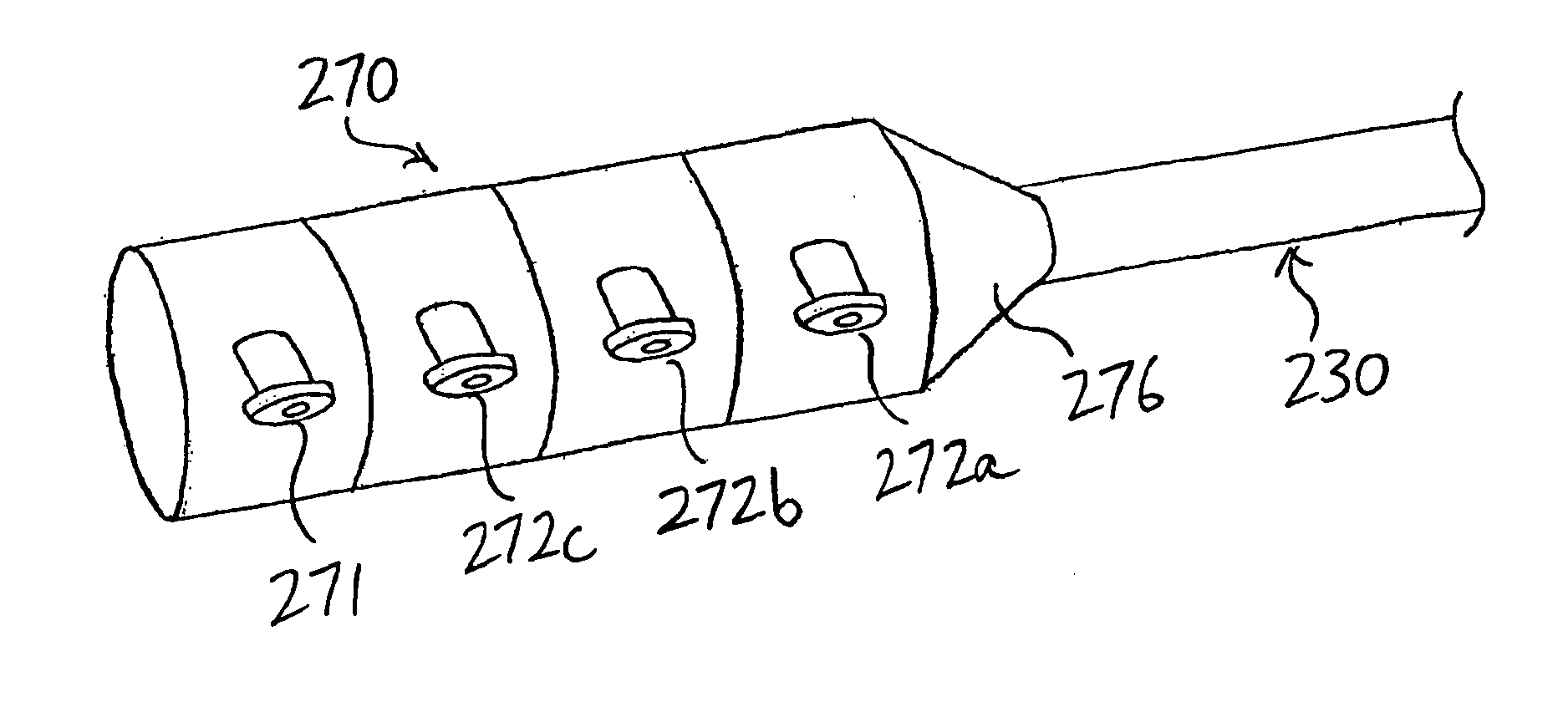 Balloon catheters having a plurality of needles for the injection of one or more therapeutic agents