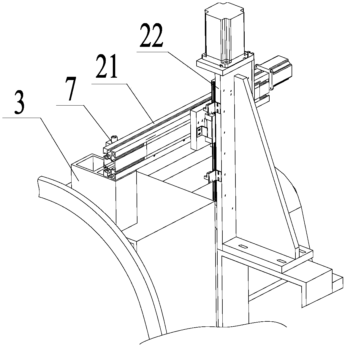 Device and method for feeding and pasting drying agents and humidity indicators to spools