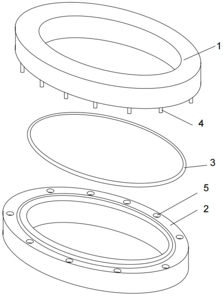 High-elasticity rubber ring convenient for secondary forming