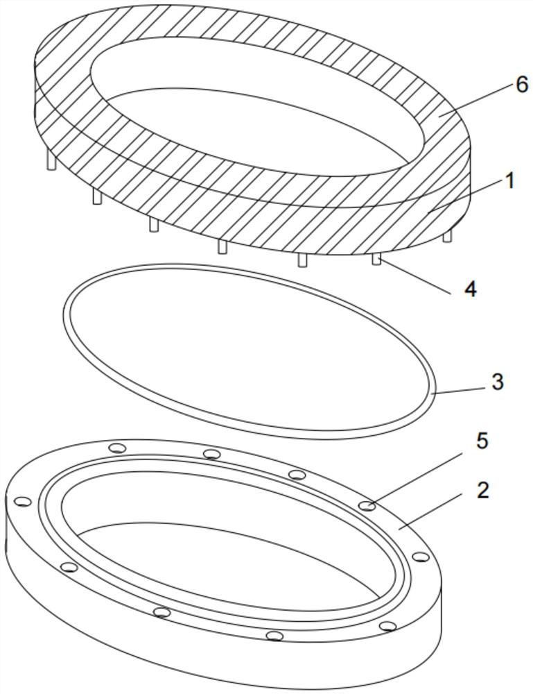 High-elasticity rubber ring convenient for secondary forming