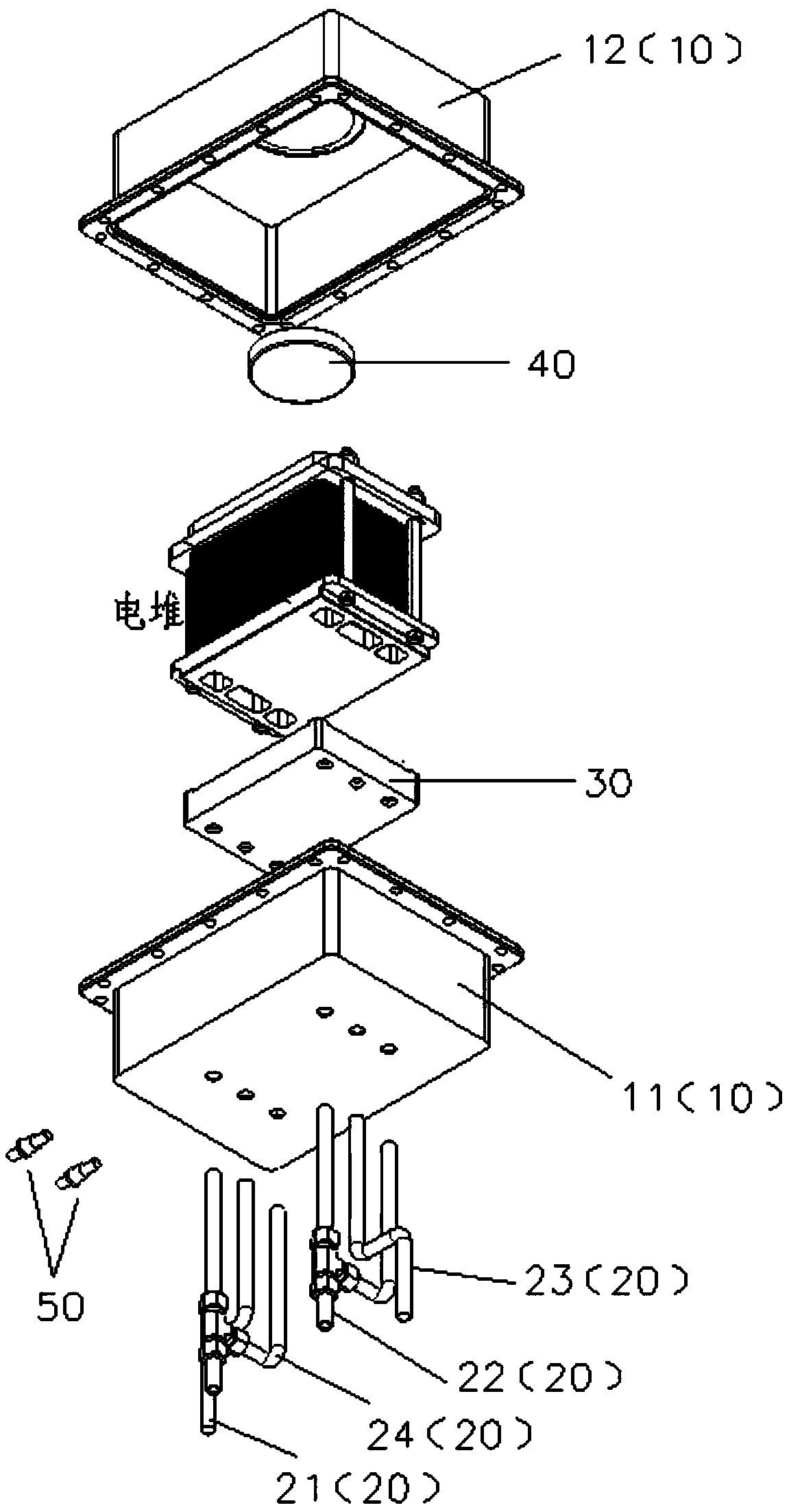 Electric pile sealing device and method for sealing electric pile