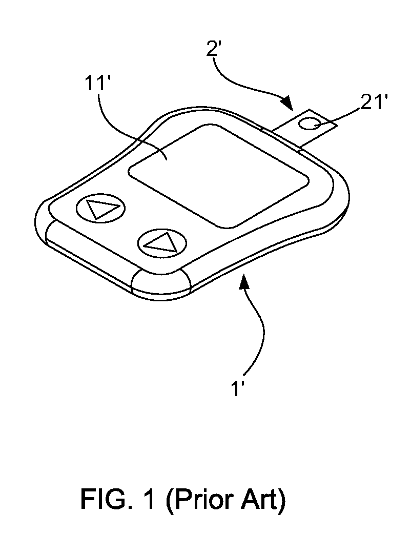 Biomedical devcie capable of using an earphone and microphone plug to transmit data and method for transmitting data