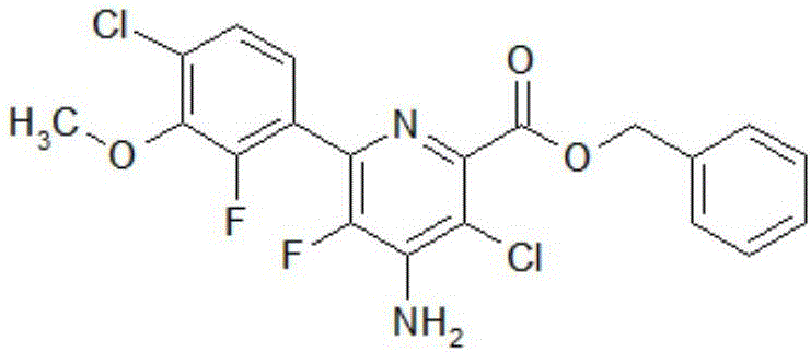 Weeding composition containing florpyrauxifen-benzyl