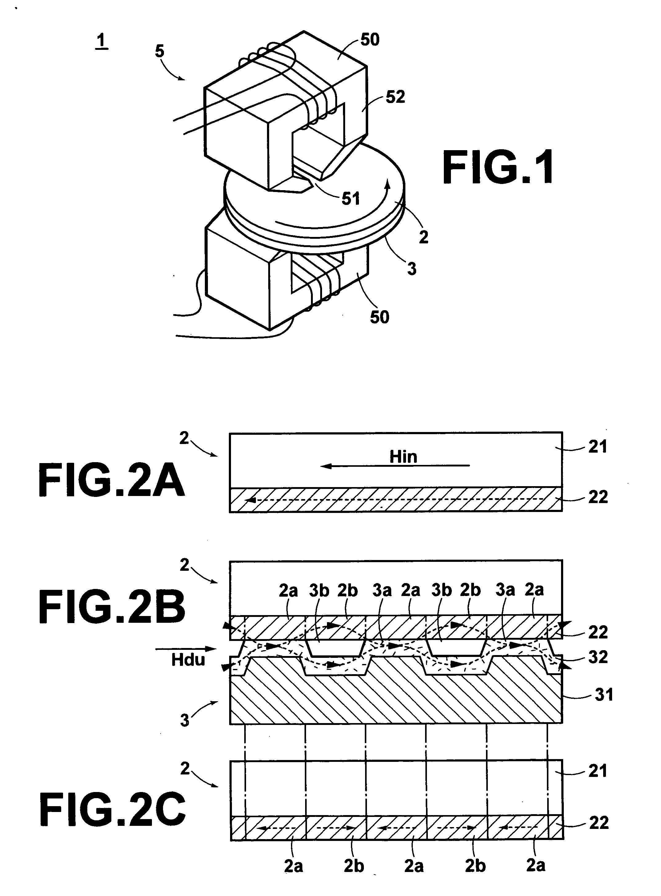 Process for producing magnetic recording medium with limited coercivity squareness ratio