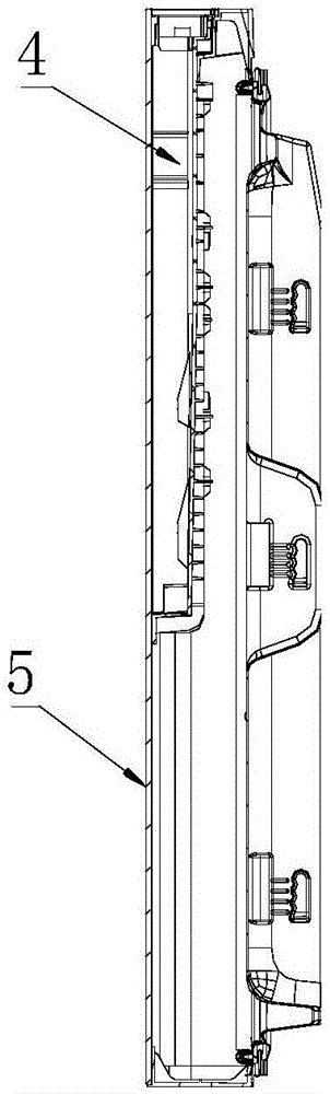 Door body with display screen assembly externally arranged and refrigerator