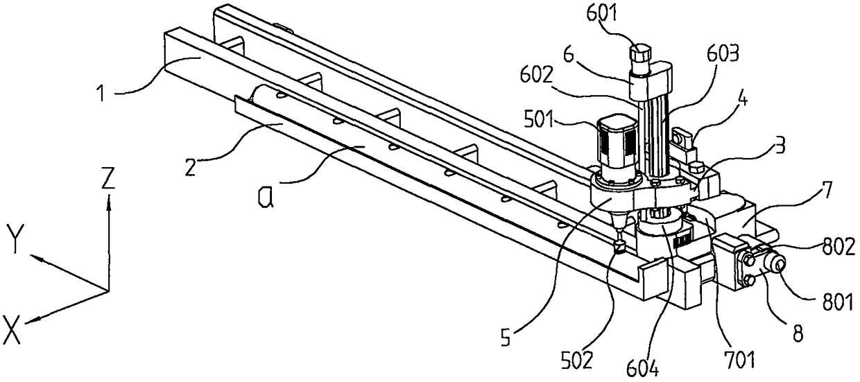 A fence automatic welding device