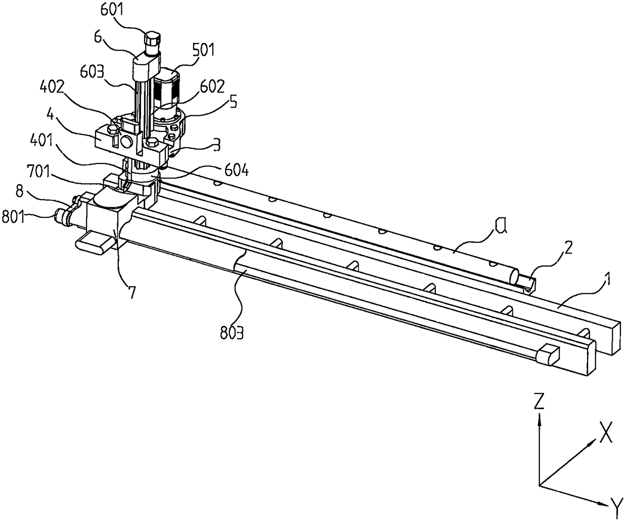 A fence automatic welding device