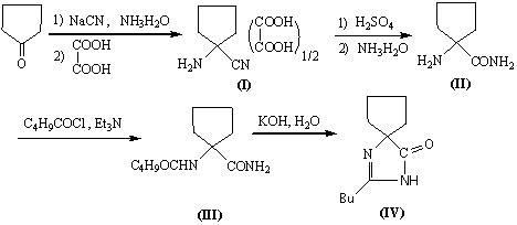 "One-pot" synthesis of irbesartan intermediate