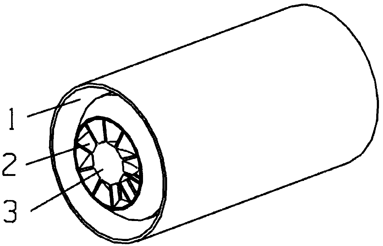 Integrated afterburner capable of applying two-stage swirler