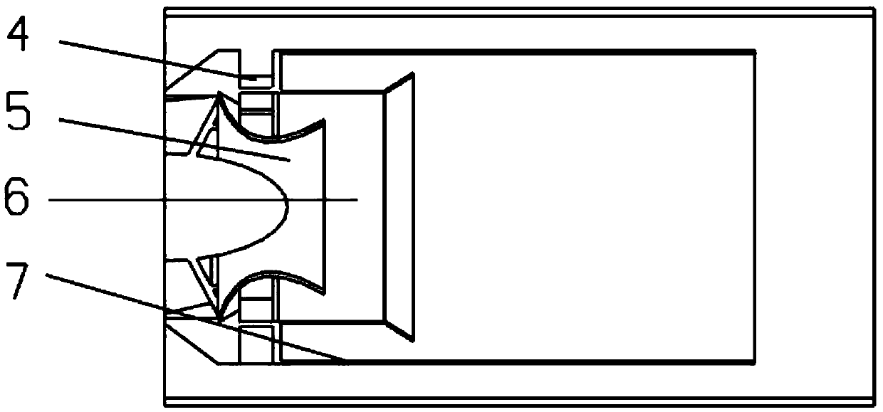 Integrated afterburner capable of applying two-stage swirler