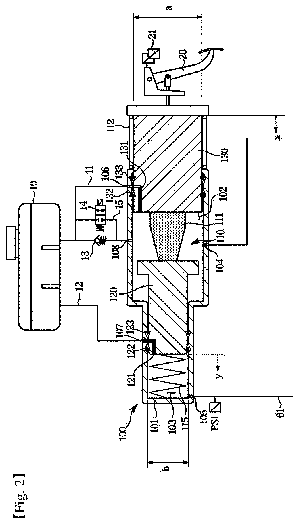 Master cylinder and electronic brake system comprising same