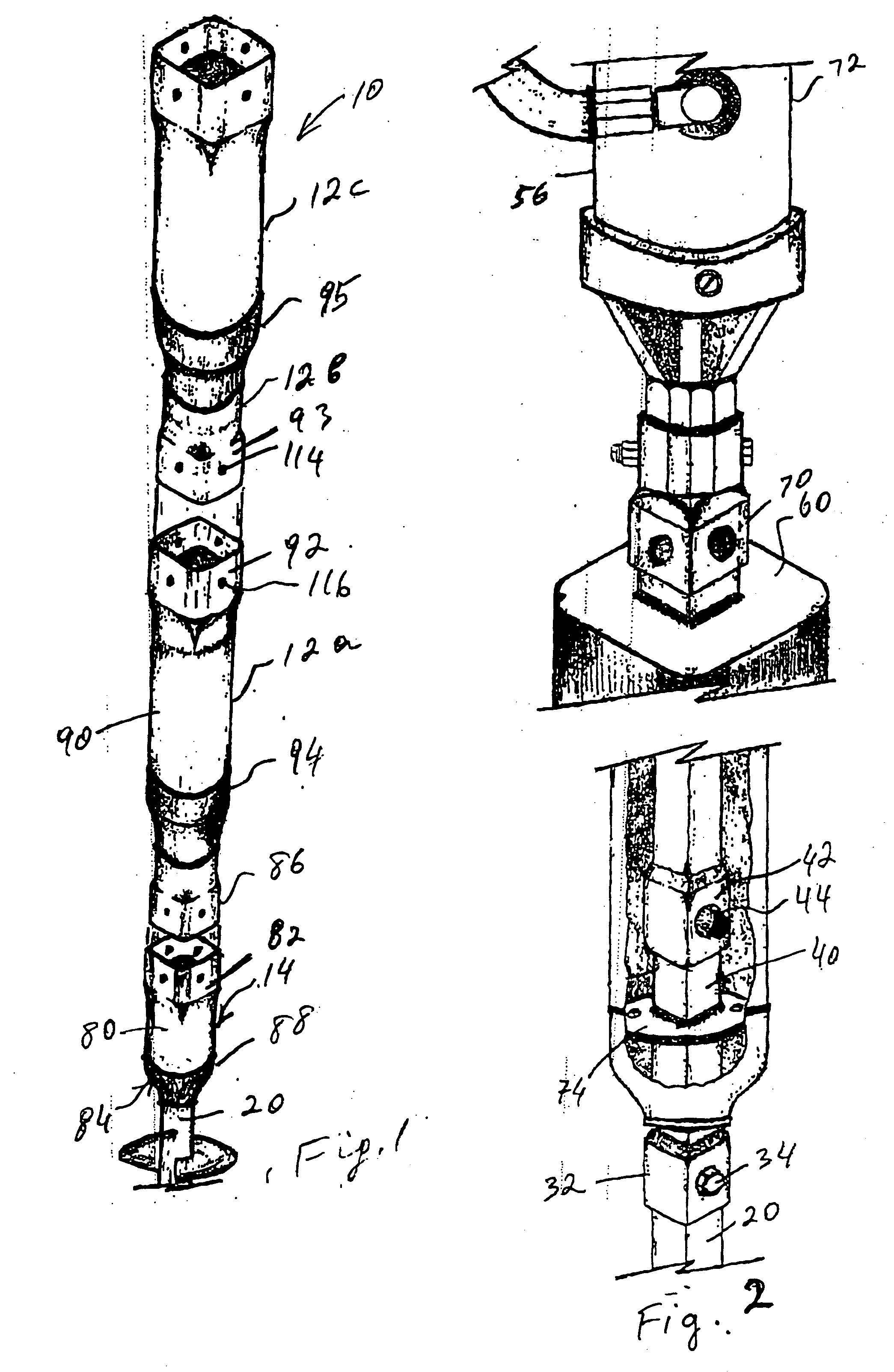 Anchor pile apparatus