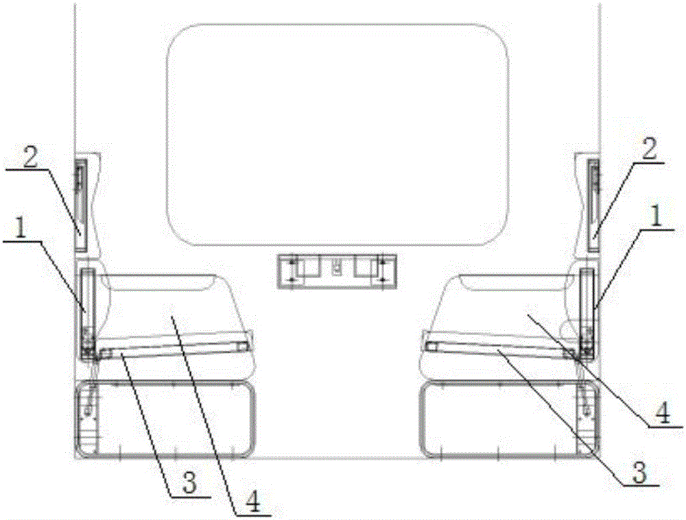 Novel passenger train longitudinal sleeper composition