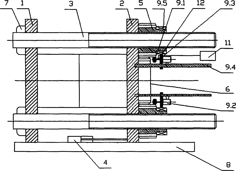 Mold opening and closing method for self-locking type mold closing mechanism based on two-plate machine