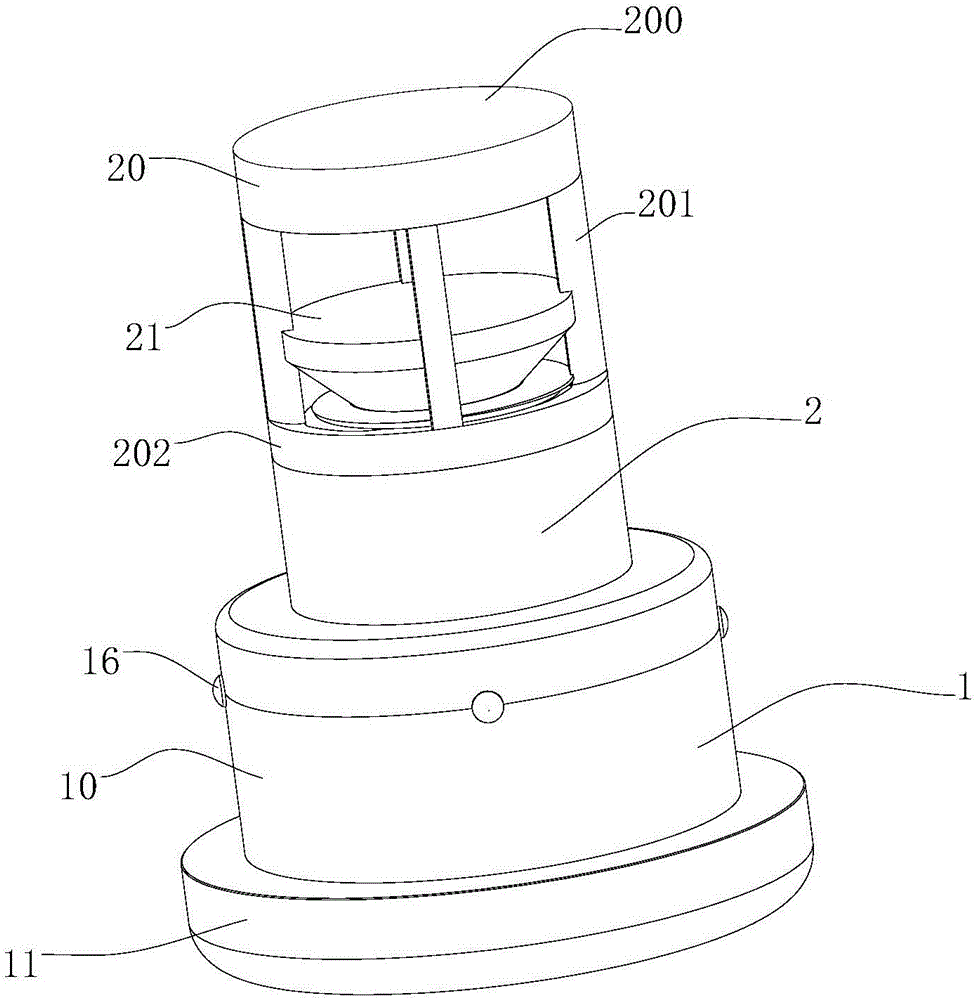 Packaging structure on barreled drinking water barrel