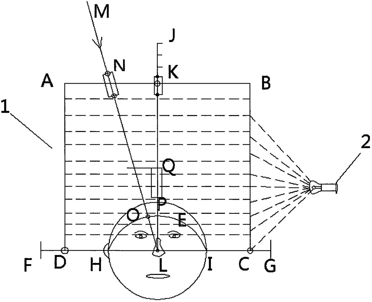 Auxiliary positioner for lateral ventricle frontal horn puncture