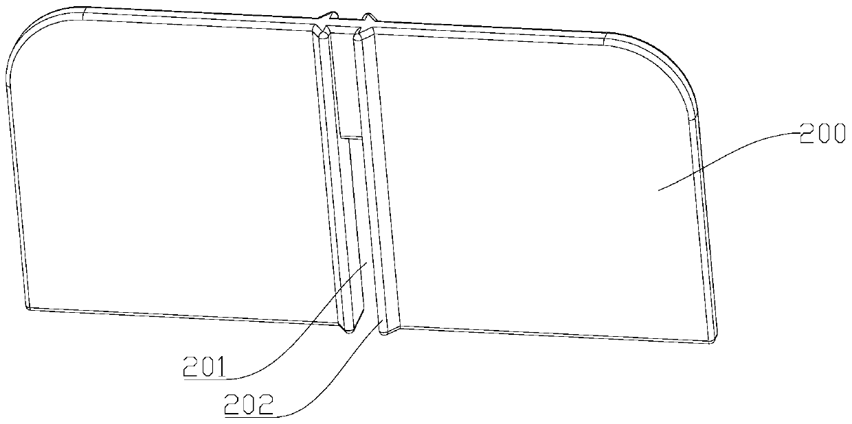 Goods bearing partition plate assembly and goods shelf