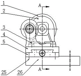 Boring device for multiple sets of long-spacing coaxial holes