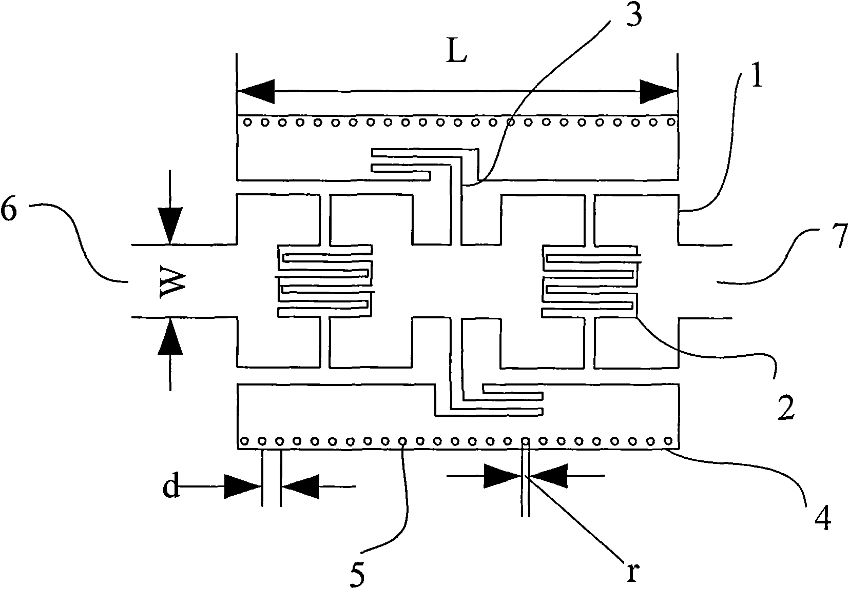 Micro-strip resonator based on substrate integration waveguide