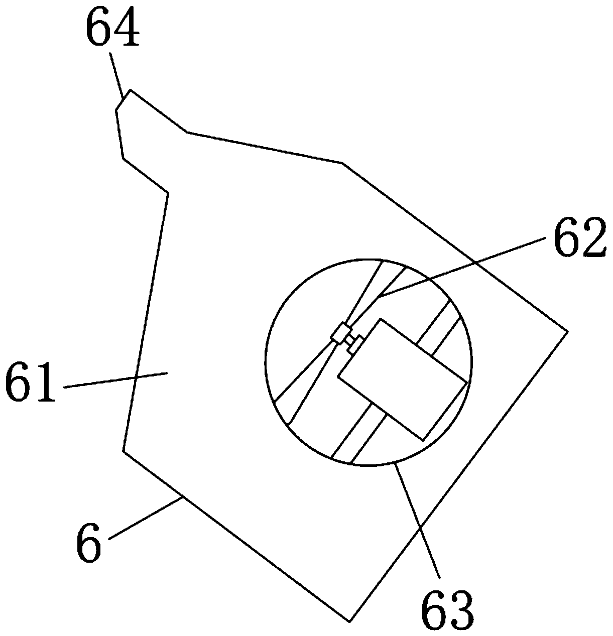 Dust blowing device for sludge granulation drying machine belt