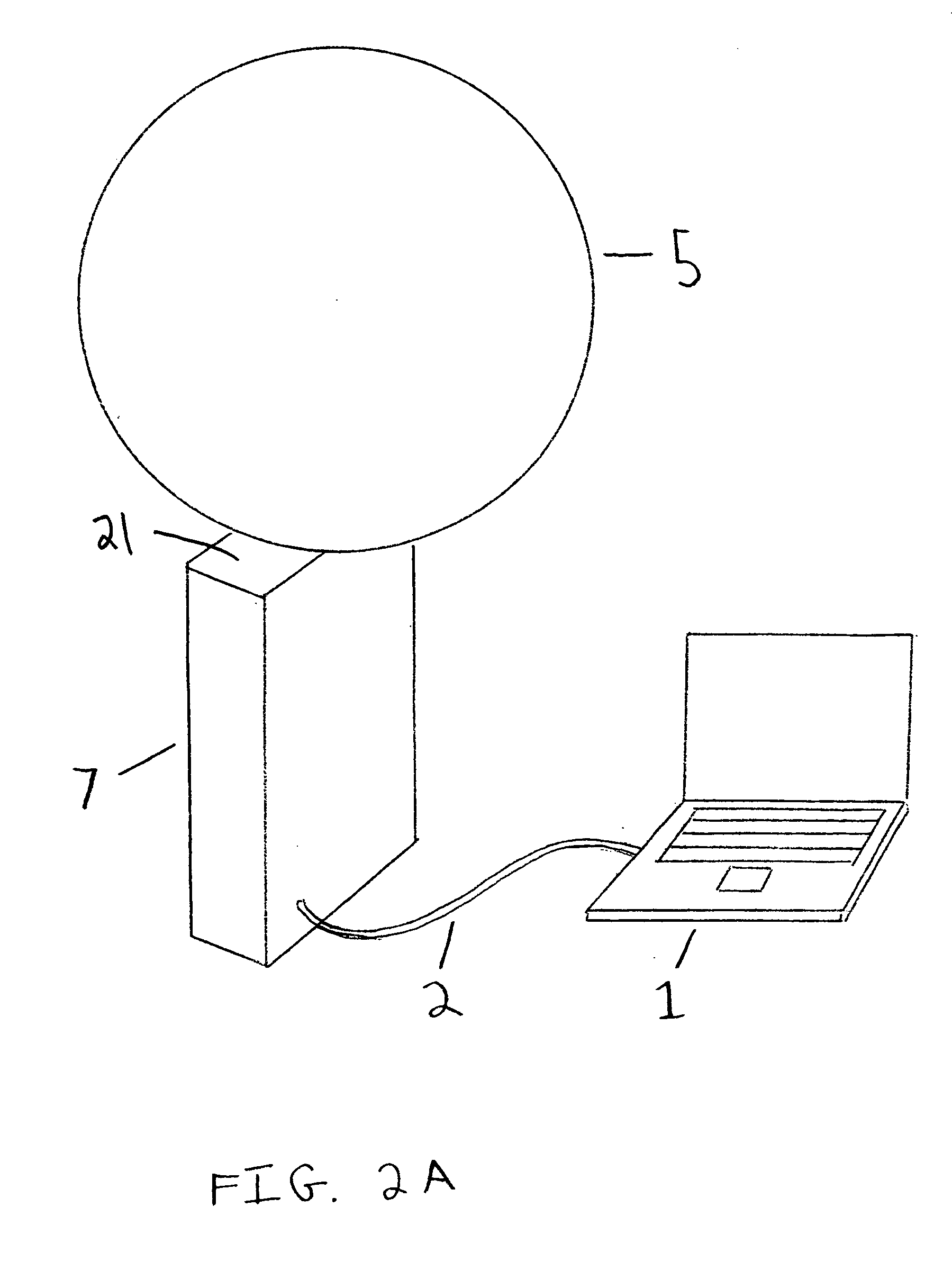 Display system having a three-dimensional convex display surface