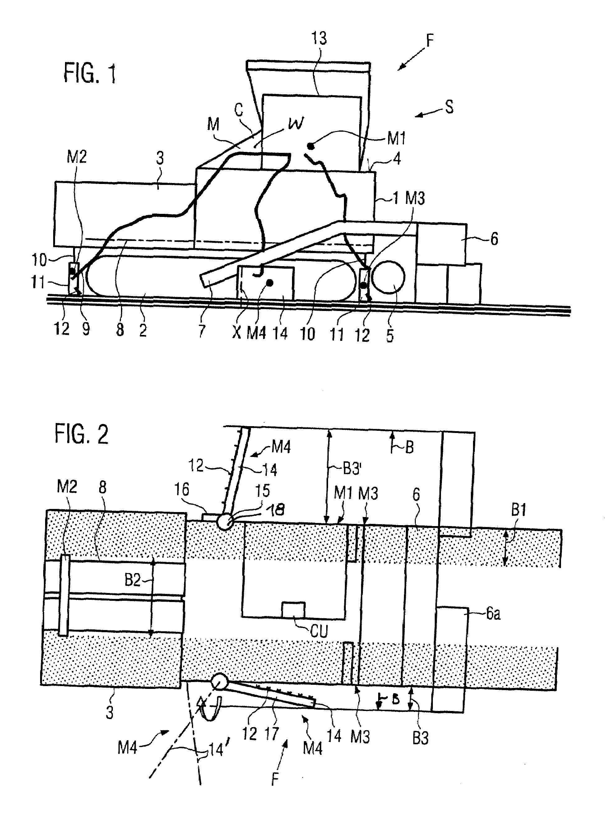 Method for producing a continuous bonding agent carpet and road finisher