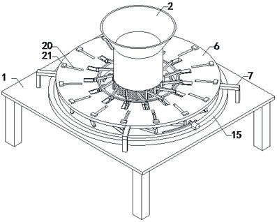 Rotary continuous cleaning equipment for medical drug granulation screen