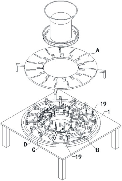 Rotary continuous cleaning equipment for medical drug granulation screen