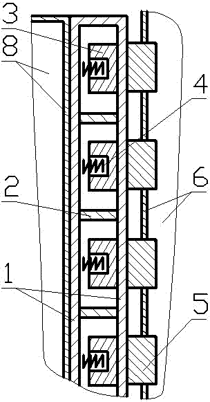 Automatic berthing device for ship