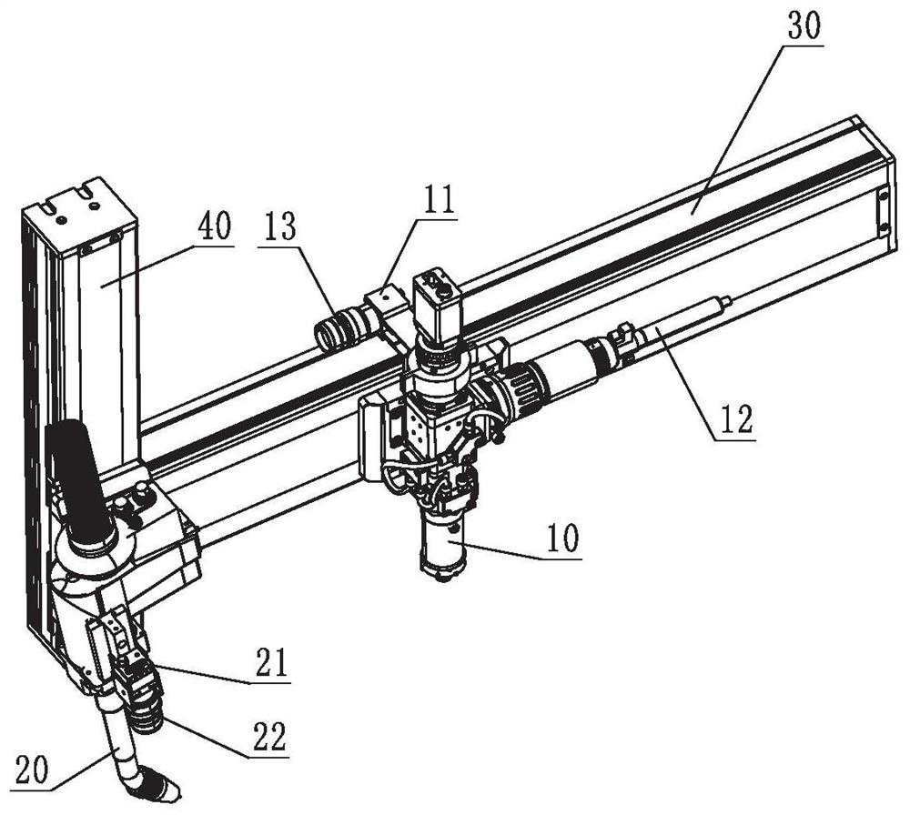 A real-time self-adaptive adjustment system and adjustment method for laser-arc hybrid welding