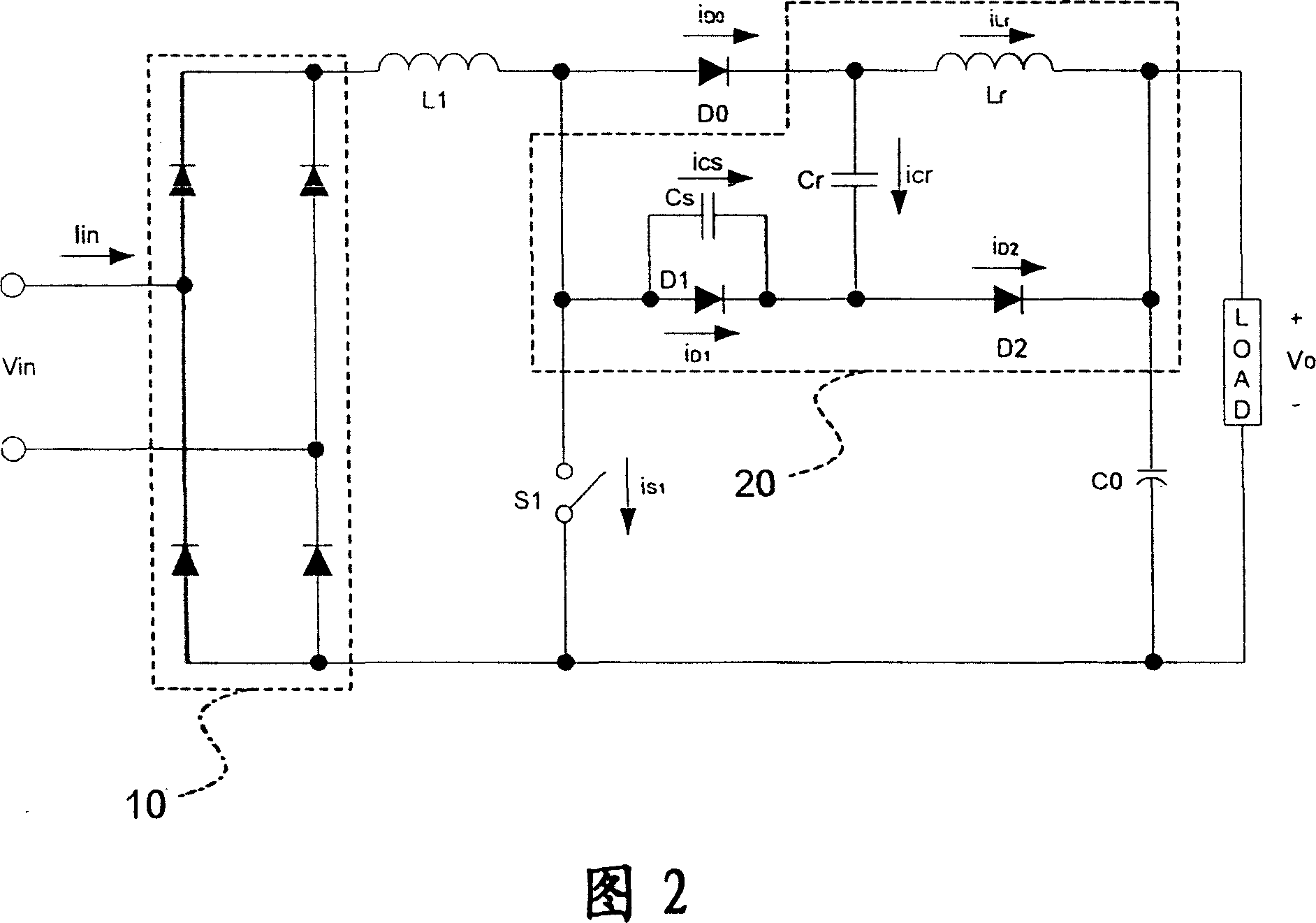 Soft switching power converter circuit