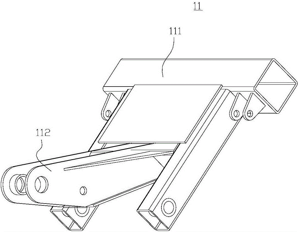 Mechanical arm and garbage transport truck