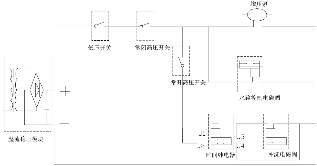 Bucketless water purifier control system