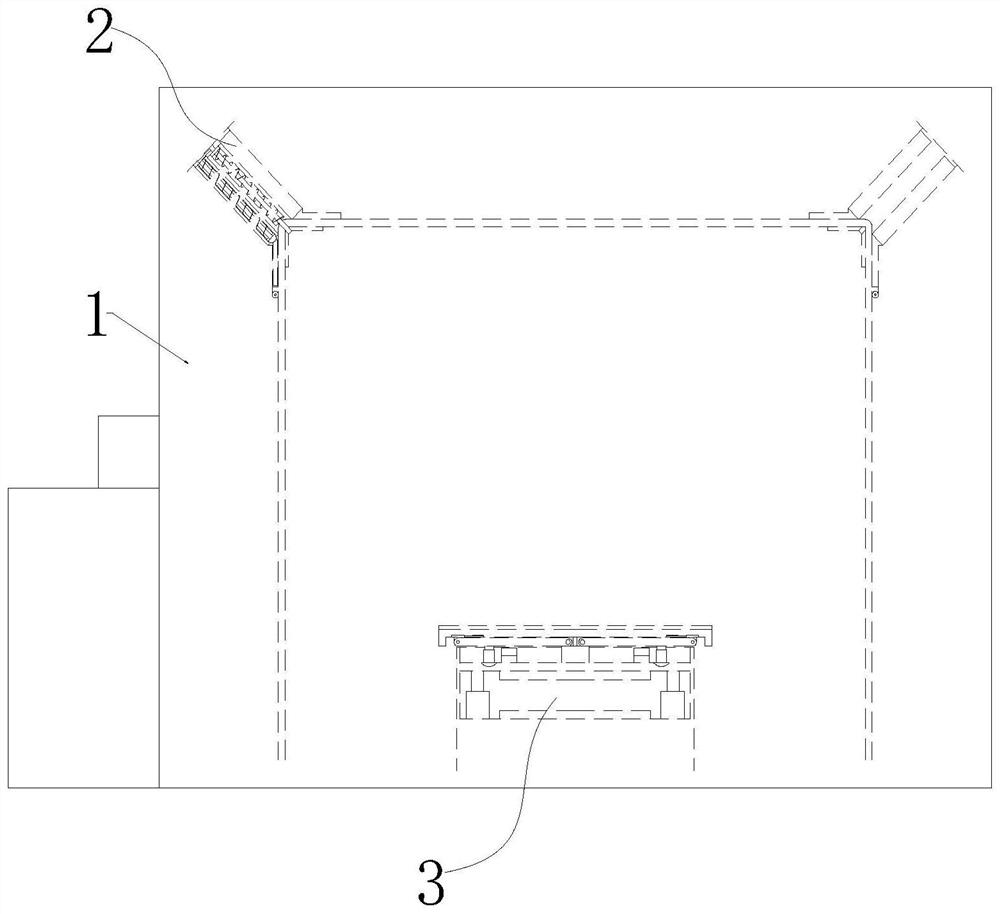 Circulating spraying assembly type building structure maintenance device