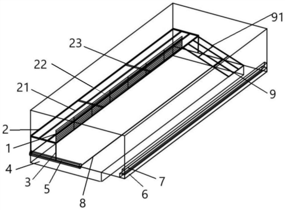 Enrichment type double-layer platform fermentation bed culture system