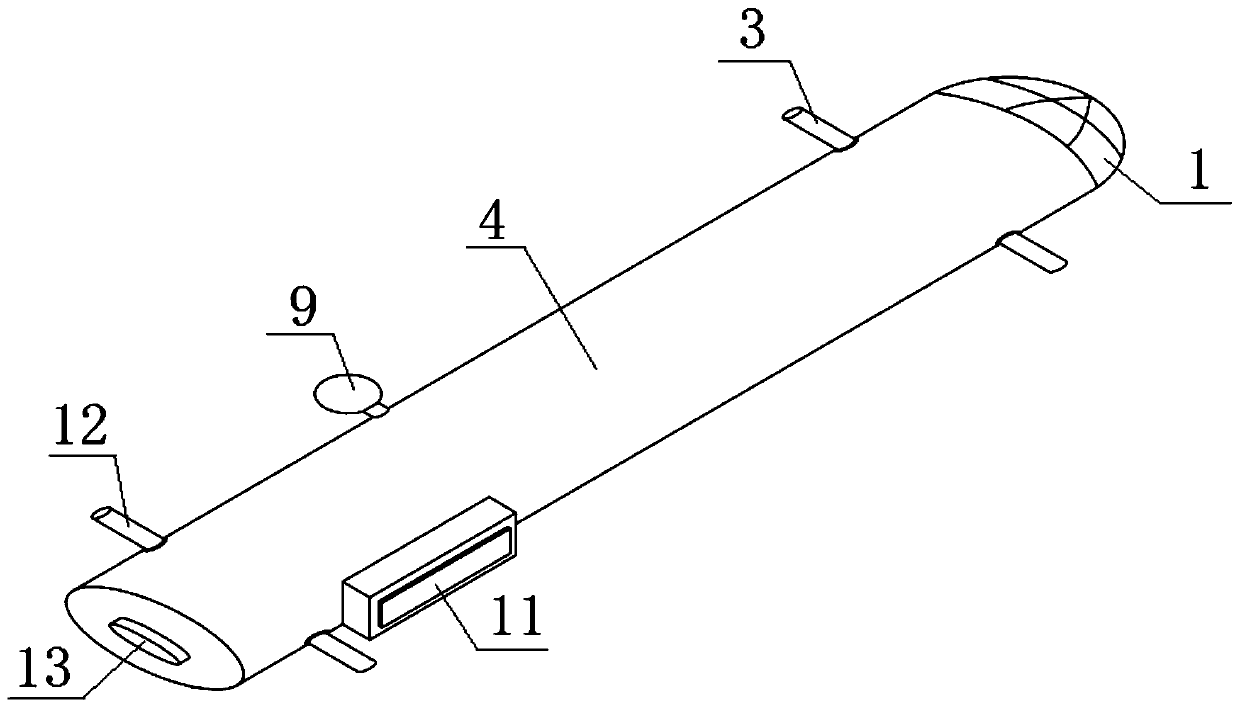 Portable bridge crack width measuring instrument