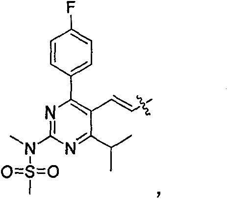 Intermediate for preparing rosuvastatin and preparation method and application thereof