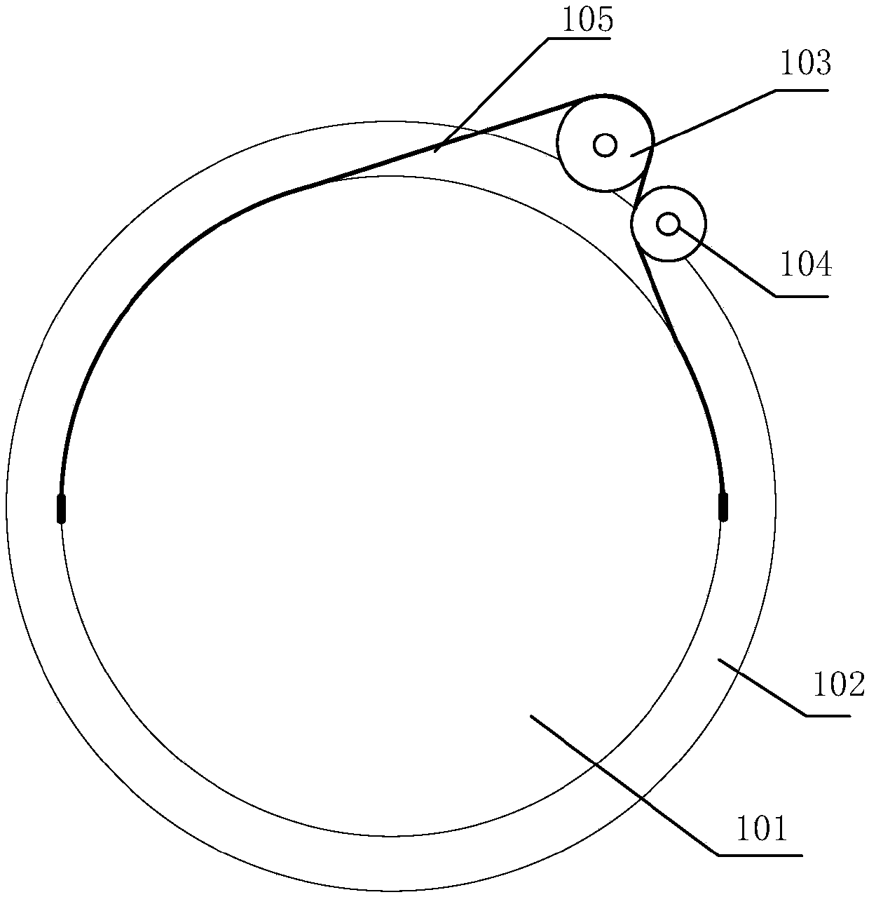 Tightness-degree adjusting device and method for toothed belt and variable-pitch transmission system