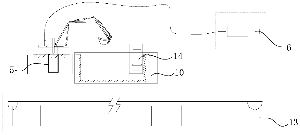 Coal mine dredging equipment and coal mine dredging system