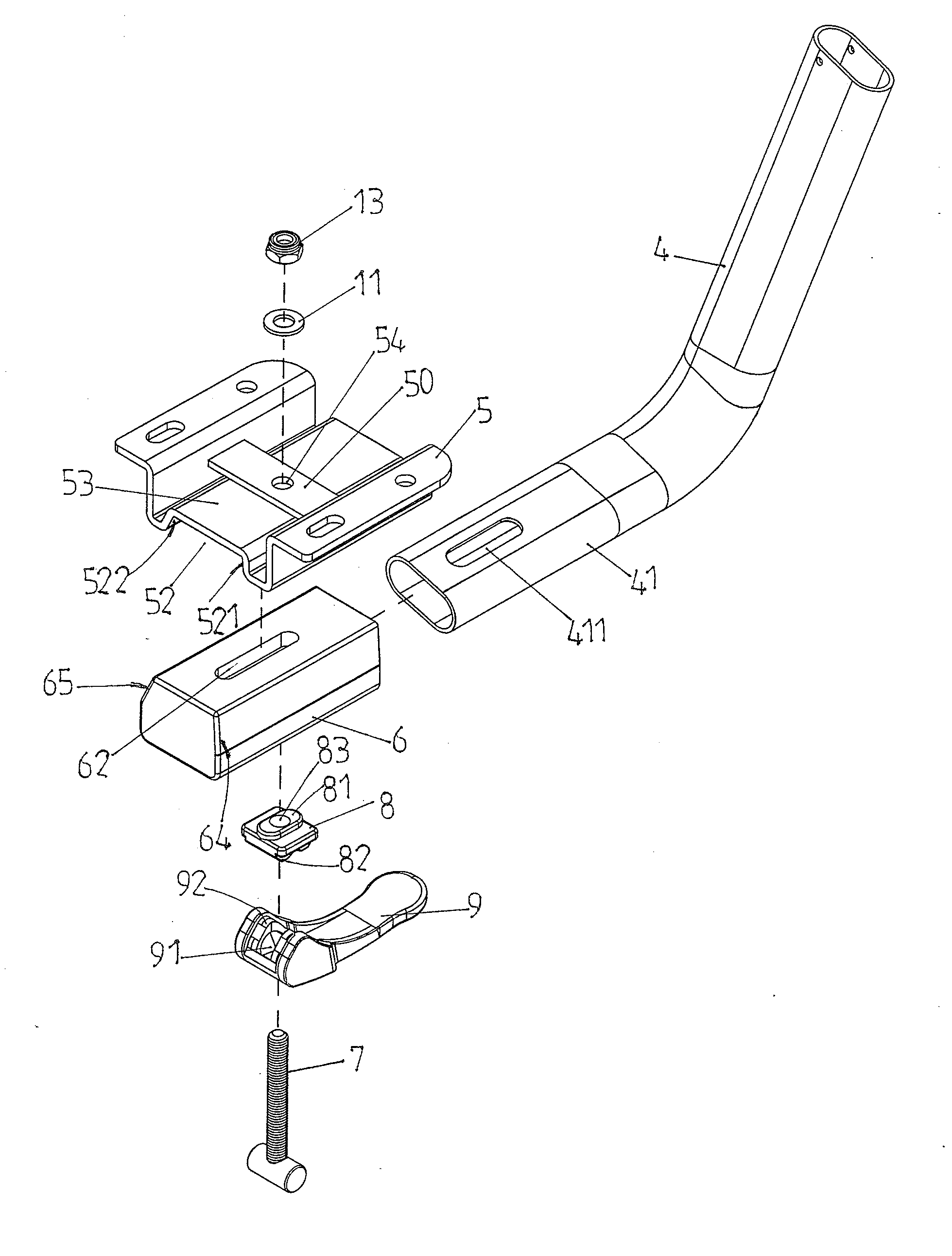 Armrest Assembly that can Adjust its Leftward and Rightward Positions