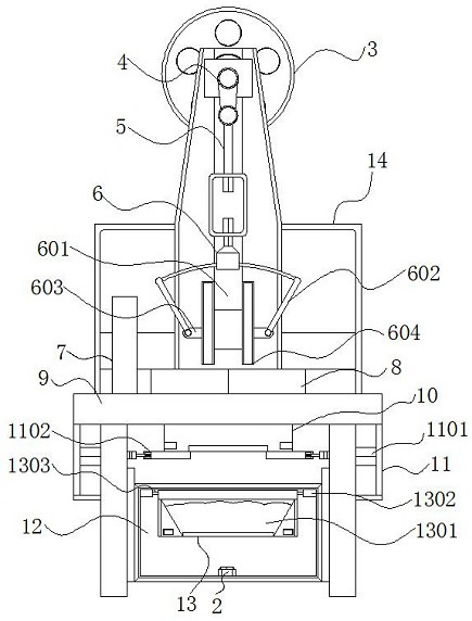 Relay shell automatic assembling equipment with dust removal structure and convenient adjustment