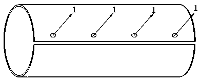 Temperature monitor system for soldering longitudinal joint of cylinder of pressure container