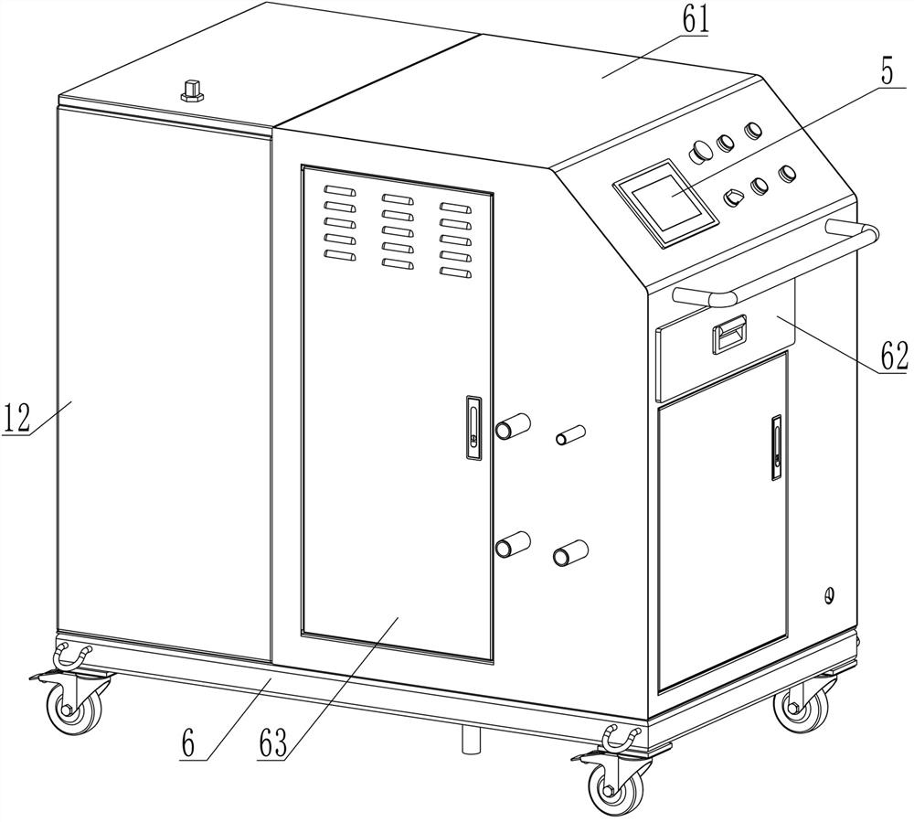 Cold and hot water positive and negative water vapor interaction pulse washing and drying device and method