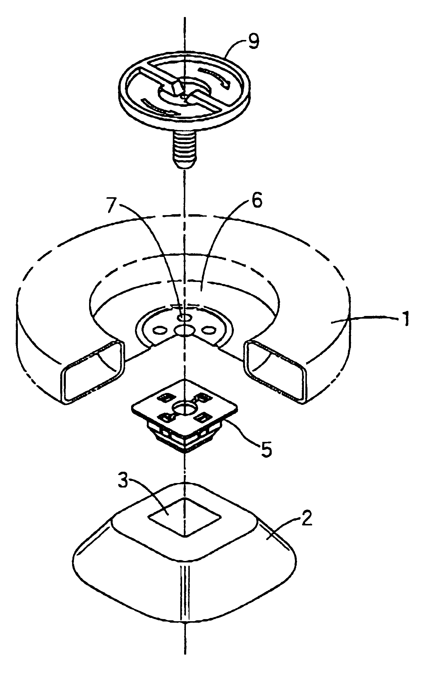 Spare-tire fastening structure