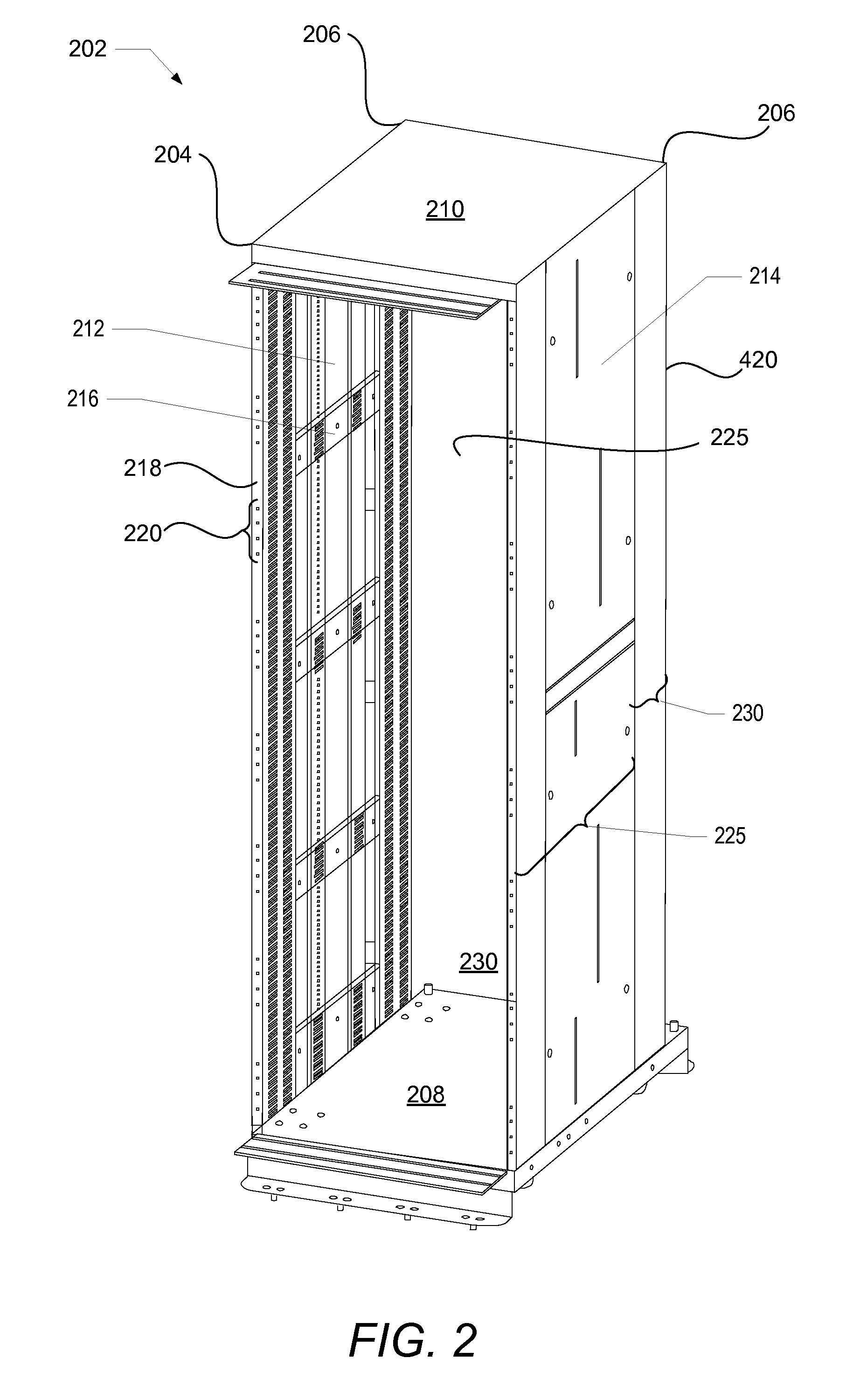 Modular application of peripheral panels as expansion sleeves and cable management components within a rack-based information handling system