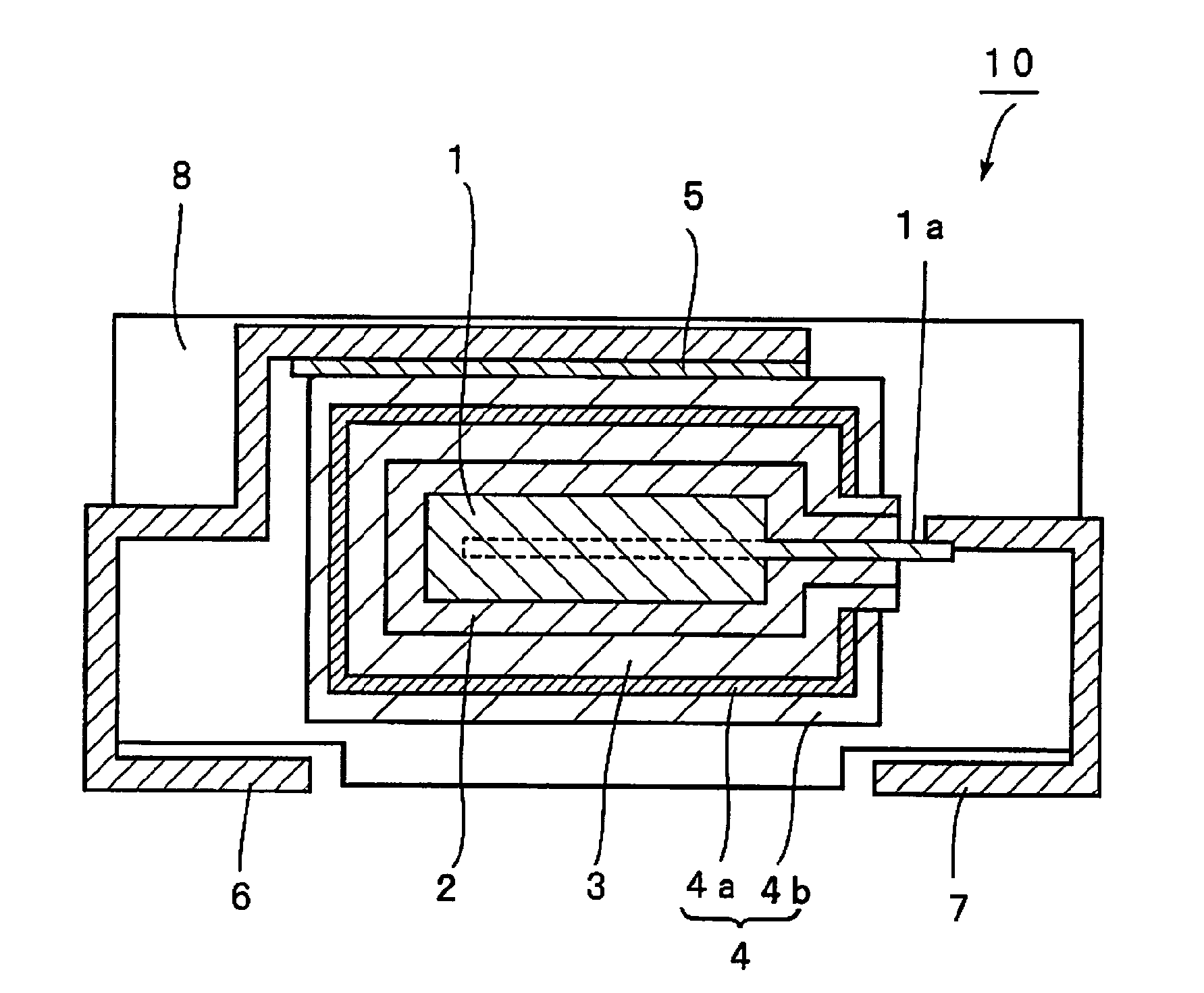 Niobium solid electrolytic capacitor and its production method