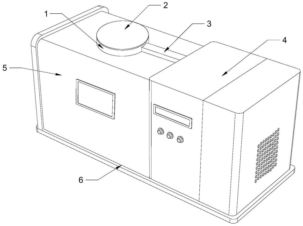 Refrigerating system based on environmental simulation test box