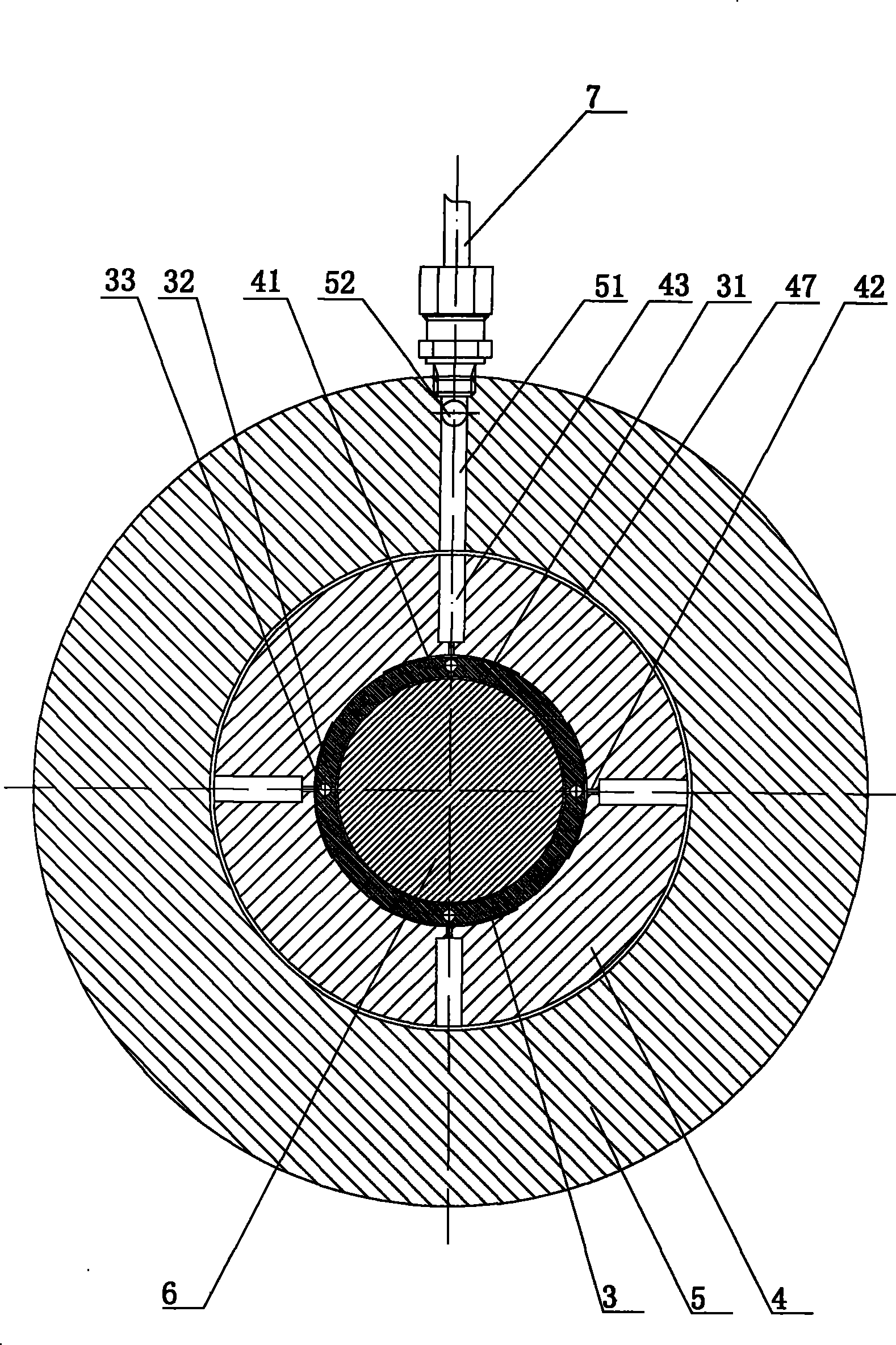 Independent oil supply structure for oil recess inside and outside primary shaft gathering ring bearing of high-speed machine tool