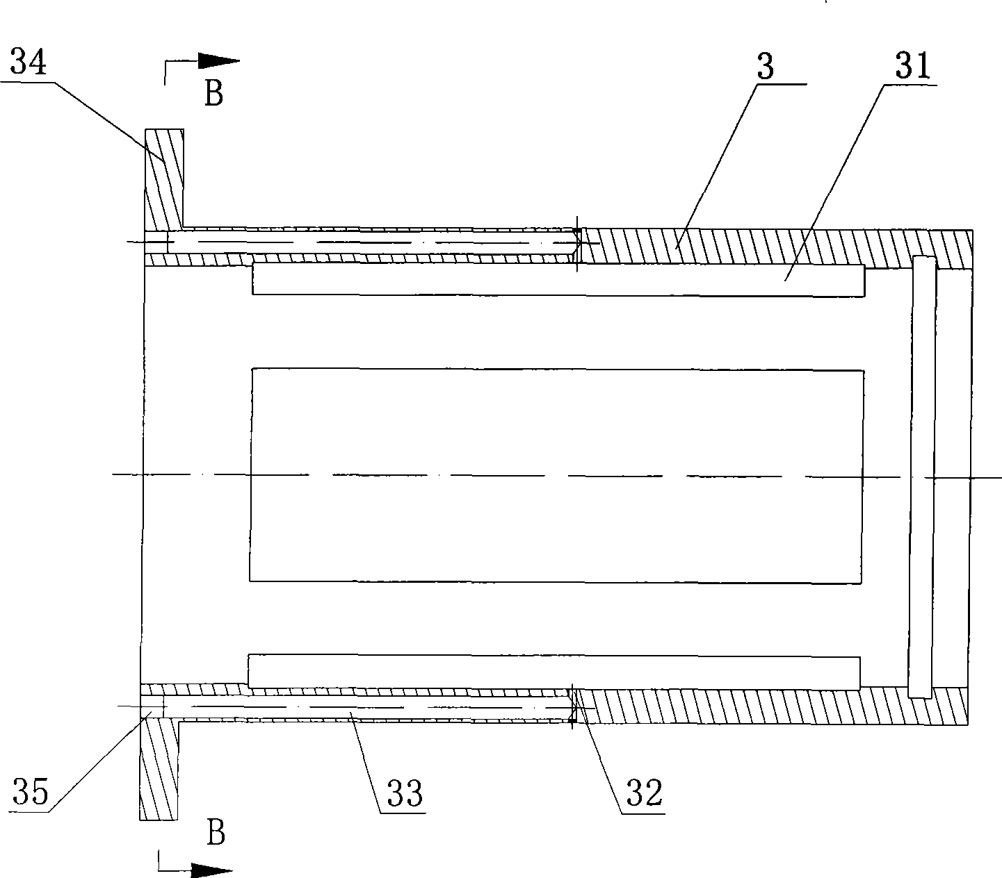 Independent oil supply structure for oil recess inside and outside primary shaft gathering ring bearing of high-speed machine tool