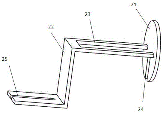 Changeable square fixing device